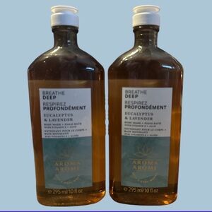 NWT Bath and Body Works Aroma Arome Eucalyptus & Lavender Body Wash